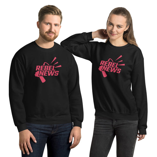 Rebel News Horn Logo (Red) Unisex Sweatshirt