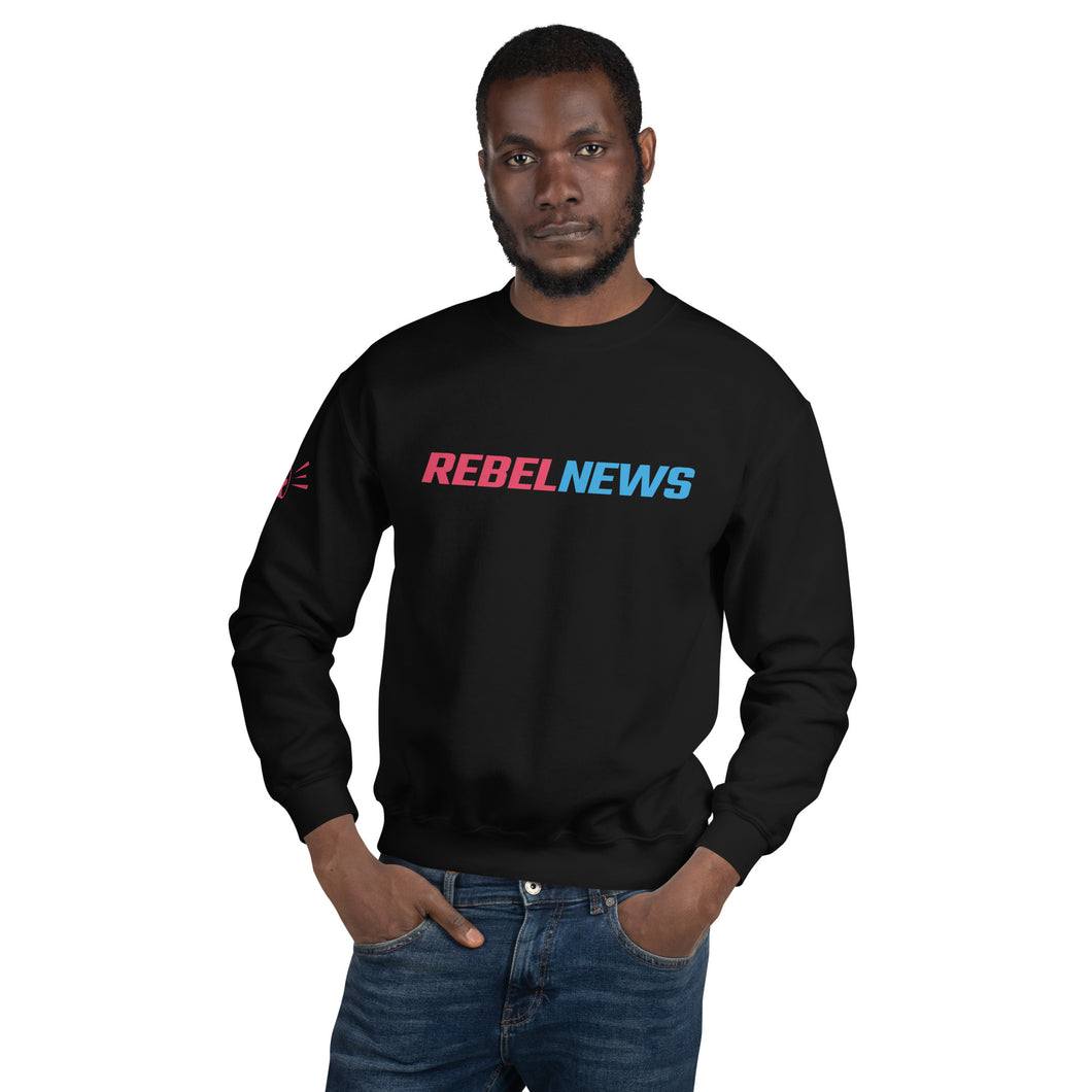 Rebel News Wordmark Logo Unisex Sweatshirt
