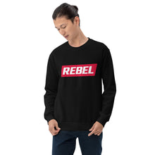 Load image into Gallery viewer, REBEL Logo Unisex Sweatshirt
