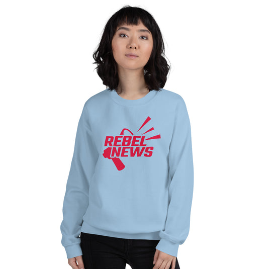 Rebel News Horn Logo (Red) Unisex Sweatshirt