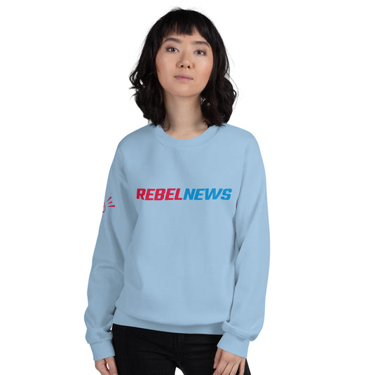 Rebel News Wordmark Logo Unisex Sweatshirt