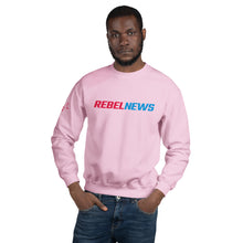 Load image into Gallery viewer, Rebel News Wordmark Logo Unisex Sweatshirt
