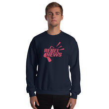 Load image into Gallery viewer, Rebel News Horn Logo (Red)- Unisex Crew Neck
