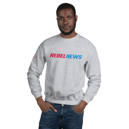 Rebel News Wordmark Logo Unisex Sweatshirt