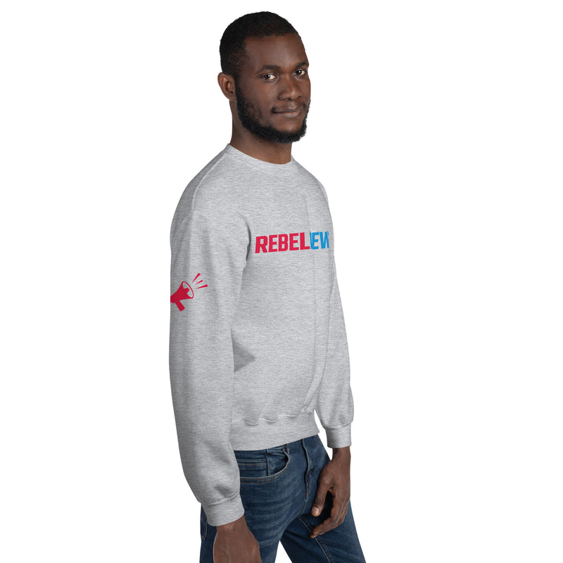 Load image into Gallery viewer, Rebel News Wordmark Logo Unisex Sweatshirt
