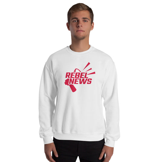 Rebel News Horn Logo (Red) Unisex Sweatshirt