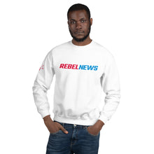 Load image into Gallery viewer, Rebel News Wordmark Logo Unisex Sweatshirt
