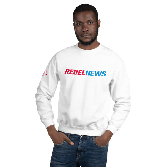 Rebel News Wordmark Logo Unisex Sweatshirt