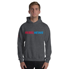 Load image into Gallery viewer, Rebel News Typography Logo- Unisex Hoodie

