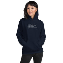 Load image into Gallery viewer, Definition Of A Woman - Unisex Hoodie
