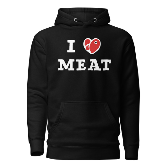 I Love Meat Unisex Hoodie