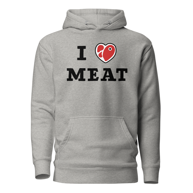 Load image into Gallery viewer, I Love Meat Unisex Hoodie
