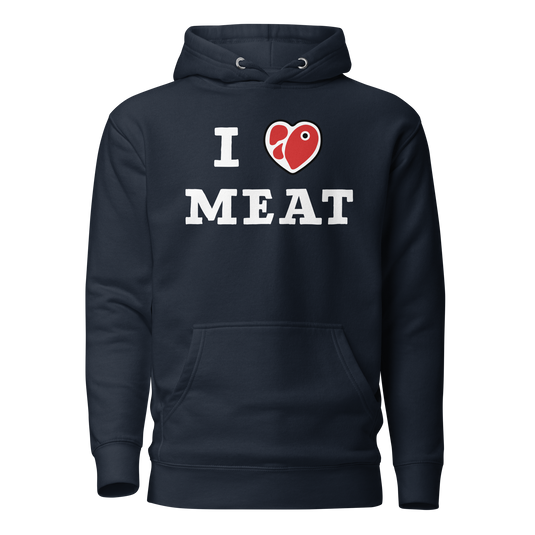 I Love Meat Unisex Hoodie