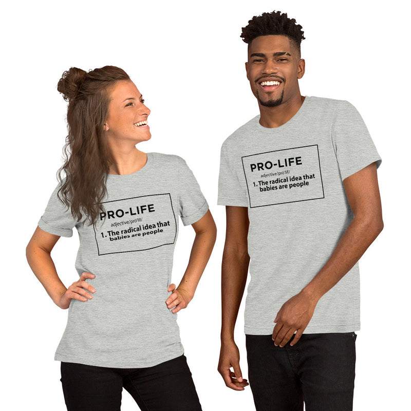 Load image into Gallery viewer, Pro-Life Definition - Unisex T-Shirt
