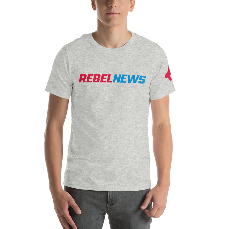 Load image into Gallery viewer, Rebel News Typography Logo- Unisex T-Shirt
