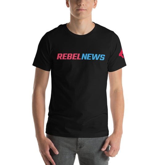 Rebel News Typography Logo- Unisex T-Shirt