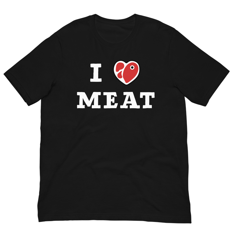 Load image into Gallery viewer, I Love Meat Unisex T-Shirt
