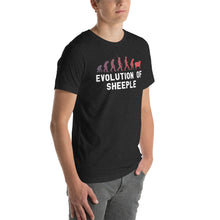 Load image into Gallery viewer, Evolution of Sheeple- Unisex T-Shirt

