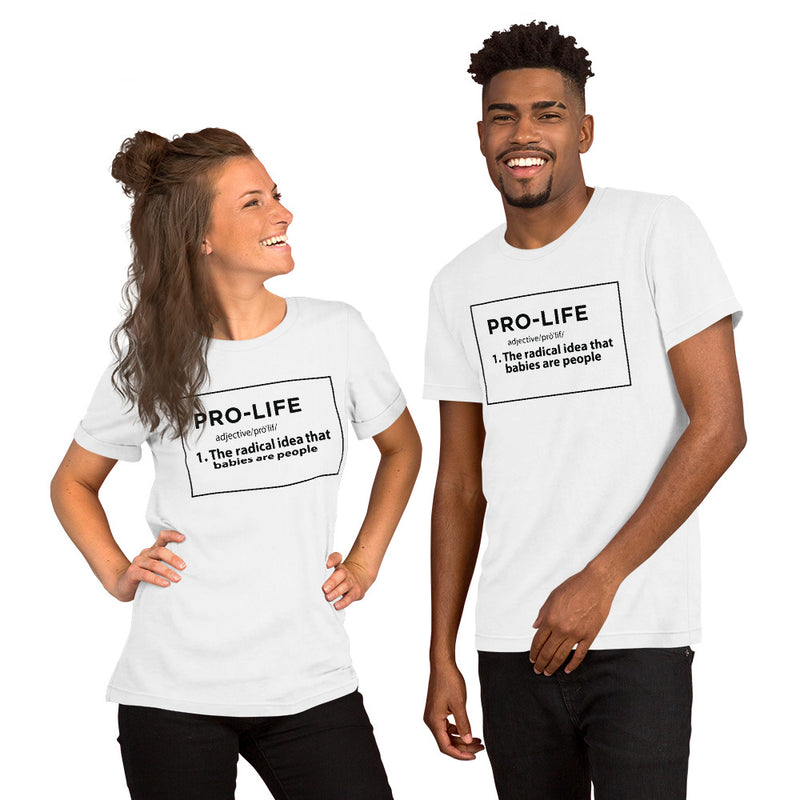 Load image into Gallery viewer, Pro-Life Definition - Unisex T-Shirt
