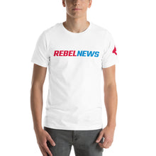 Load image into Gallery viewer, Rebel News Typography Logo- Unisex T-Shirt
