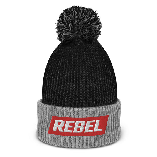 FREE SHIPPING -  Rebel - Pom-Pom Beanie